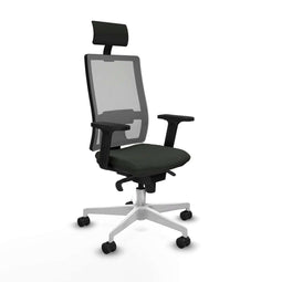 Bureaustoel met hoofdsteun Piqueras y Crespo 2D026N1 Zwart