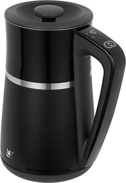 LAFE CEG020 - Snoerloze waterkoker 1.7L met temperatuurregeling en dubbele wanden - zwart