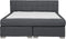 ADMIRAL - Boxspringbed - Donkergrijs - 160 x 200 cm - Polyester