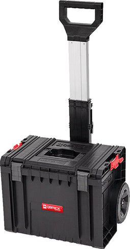 Qbrick System PRO Cart - Gereedschapswagen - Mobiel met telescopische greep - Zwart