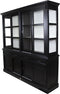 HSM Collection Buffetkast Provence - 220 cm - zwart/wit