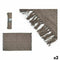 Tapijt Bruin 120 x 80 x 1 cm (2 Stuks)