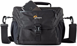 Lowepro Nova 180 AW II - Cameratas - 360º All Weather regenhoes - Zwart