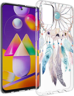 iMoshion Hoesje Geschikt voor Samsung Galaxy M31s Hoesje Siliconen - iMoshion Design hoesje - Transparant / Meerkleurig / Dreamcatcher