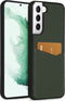 Accezz Samsung Galaxy S22 Plus - Back Cover - Premium Leather Card Slot - Groen