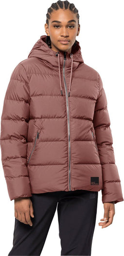 Jack Wolfskin Frozen Palace - Donsjas Vrouwen - Waterafstotend - Kleur afterglow