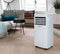Dutch Originals Slimme Airconditioner - 7000 BTU - Mobiele Airco met Afstandsbediening - Koelen Ontvochtigen Ventileren - Wit
