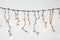 Silver winglinks icicle IJspegel verlichting - warm wit - 2m ( 70cm ) - witte kabel - koppelbare verlichting