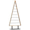 Metalen kerstboom met standaard Zwart 180 cm Staal