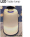LED Tafellamp - 12.5 cm - 3 LED's warm wit