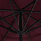 vidaXL - Parasol - met - aluminium - paal - 600 - cm - bordeauxrood