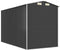 vidaXL - Tuinschuur - 192x357x223 - cm - gegalvaniseerd - staal - antracietkleurig
