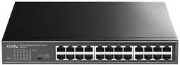 Cudy GS1024 - Switch - 24x RJ45 1Gbps - 48Gbps bandbreedte - 15W stroomverbruik - Hoogte 44mm