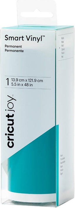 Cricut Joy Smart Vinyl Permanent 14x122cm – Aqua, Mat (1 vel)