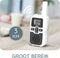 Alecto DBX-80 - Babyfoon met groot bereik tot 3km - Wit/Antraciet