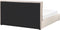 BAJONNA - Bed met opbergruimte - Beige - 160 x 200 cm - Fluweel