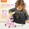 Interactieve Robot Kat - Roze - 21 x 18 x 22 cm - Programmeerbaar speelgoed