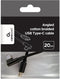 Gembird CC-USB2-CMCML-0.2M USB-kabel USB 2.0 0,2 m USB C Zwart