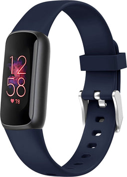 imoshion Siliconen bandje - Geschikt voor Fitbit Luxe - Donkerblauw - One Size