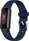 imoshion Siliconen bandje - Geschikt voor Fitbit Luxe - Donkerblauw - One Size