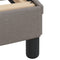 vidaXL - Bedframe - zonder - matras - stof - taupe - 160x200 - cm