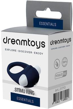 Dream Toys Cockring RINGS OF LOVE STIMU RING Blauw