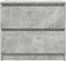 vidaXL - Tv-meubel - 60x35x54 - cm - bewerkt - hout - betongrijs