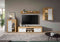 Furnilux Jam - Woonkamercombinatie - Praktische indeling - Wit eiken - 35x310x169cm