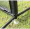EXIT Verstelbaar Sportnet 155x300cm - Volleybalnet - Badmintonnet - Tennisnet - Hoogte Verstelbaar - Zwart