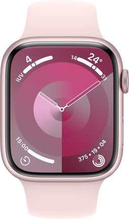 Apple Series 9 Gps Sport 45 Mm Watch Roze S-M