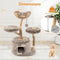 Coast Krabpaal - 105 cm - Massief Perenhout met Mand en Jute - Bruin