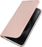 Dux Ducis - Geschikt voor iPhone 15 Pro - Slim bookcase hoesje - Rose Goud