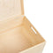 vidaXL - Houten - kist - met - deksel&handvatten - 40x30x23cm - massief - grenenhout