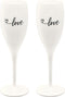 Champagneglas, 0.1 L, Set van 2, Organic, 'Love' - Koziol | Cheers No. 1