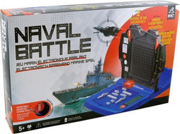 Elektronische Naval Battle - Strategisch Marine Spel - 2 spelniveaus - (10 miniatuurschepen)
