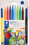 Set Viltstiften Staedtler Noris 326 Multicolour 10 Stuks