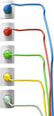 ACT 230V aansluitkabel schuko male (haaks) - C13 (haaks) - 2 m - Zwart