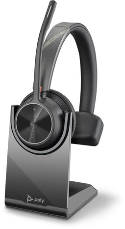 Poly Voyager 4310 UC - On-Ear Koptelefoon - Draadloos Bluetooth 5.2 - Zwart