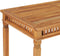 vidaXL - Tuintafel - 110x65x80 - cm - massief - teakhout