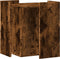 vidaXL - Kattenbakkast - 42x42x51 - cm - bewerkt - hout - gerookt - eikenkleurig