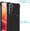 iMoshion Hoesje Geschikt voor Samsung Galaxy S21 Hoesje Met Koord - iMoshion Color Backcover met koord - Zwart