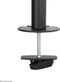 Neomounts FPMA-D540BLACK - Bureausteun - Kantel- zwenk- en roteerbaar - Zwart