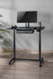 Bureau zit sta verrijdbaar - laptoptafel - in hoogte verstelbaar - 91.5 x 56 cm