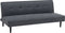 VISBY - Slaapbank 3-zits - Donkergrijs - Polyester