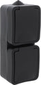 Q-Link Dubbel Buitenstopcontact - Opbouw Stopcontact - IP54 Spatwaterdicht - Verticaal - Zwart (2 stuks)
