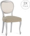 Stoelhoes Eysa TROYA Lichtbruin 50 x 5 x 50 cm 2 Stuks