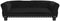 vidaXL - Hondenmand - 95x55x30 - cm - fluweel - zwart