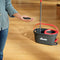 Vileda Turbo Deep Clean - roterende mopset - 3-in-1 systeem met pedaalpers - zwart rood wit paarse