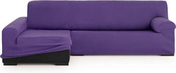 Hoes voor chaise longue met lange armleuning links Eysa ULISES Paars 170 x 110 x 310 cm