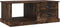 vidaXL - Salontafel - 90x50x35 - cm - bewerkt - hout - gerookt - eikenkleurig